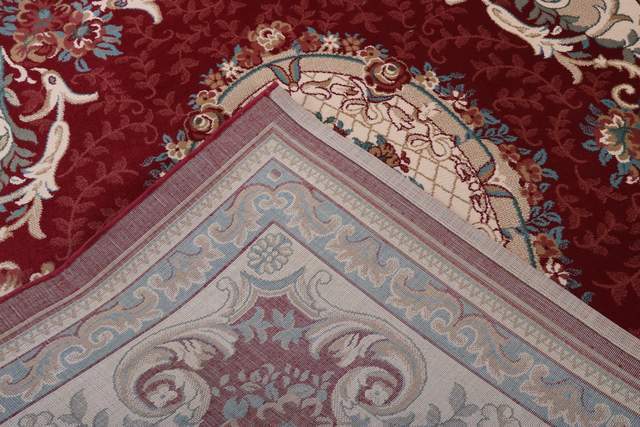 从织物结构判断手工真丝地毯与机织化纤地毯